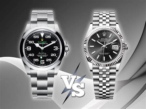 rolex air king vs datejust.